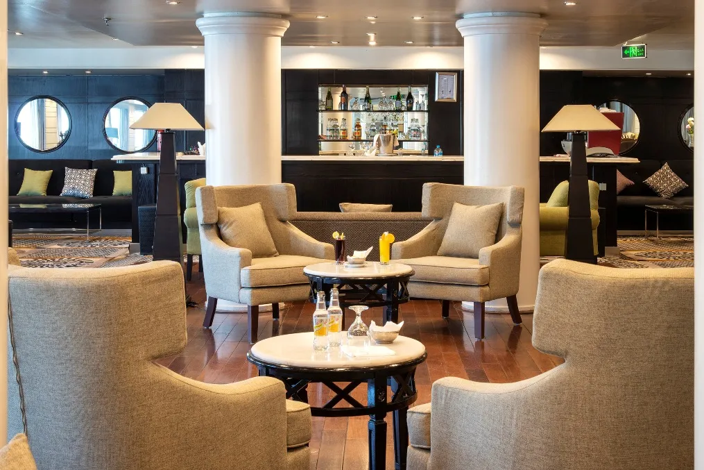 Lounge aboard the MS Nile Style Nile Cruise Nile cruise